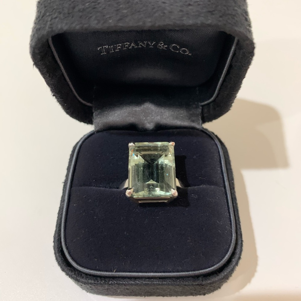 Tiffany & Co Green Tourmaline Ring